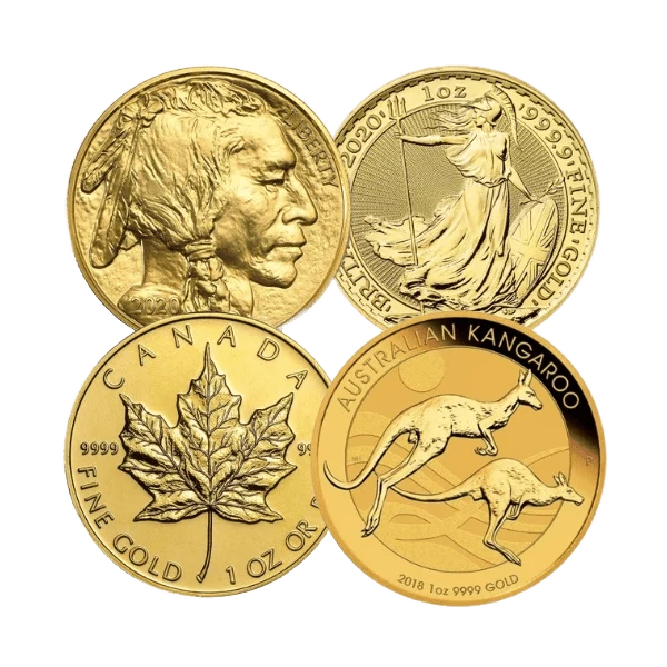 1 oz Gold Coins (Circulated) – Various Brands