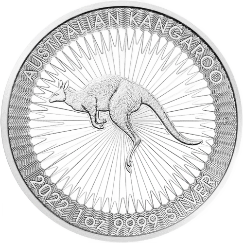 2022 1 oz Australian Kangaroo Silver Coin – Perth Mint