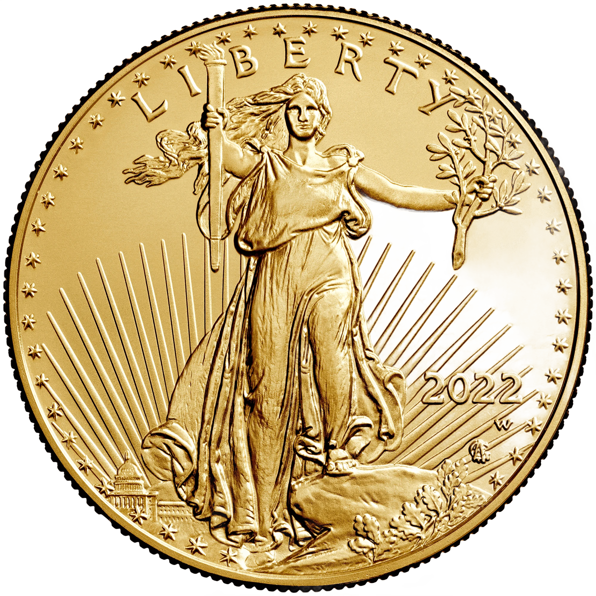 2022 1 Oz gold American eagle coin – US Mint