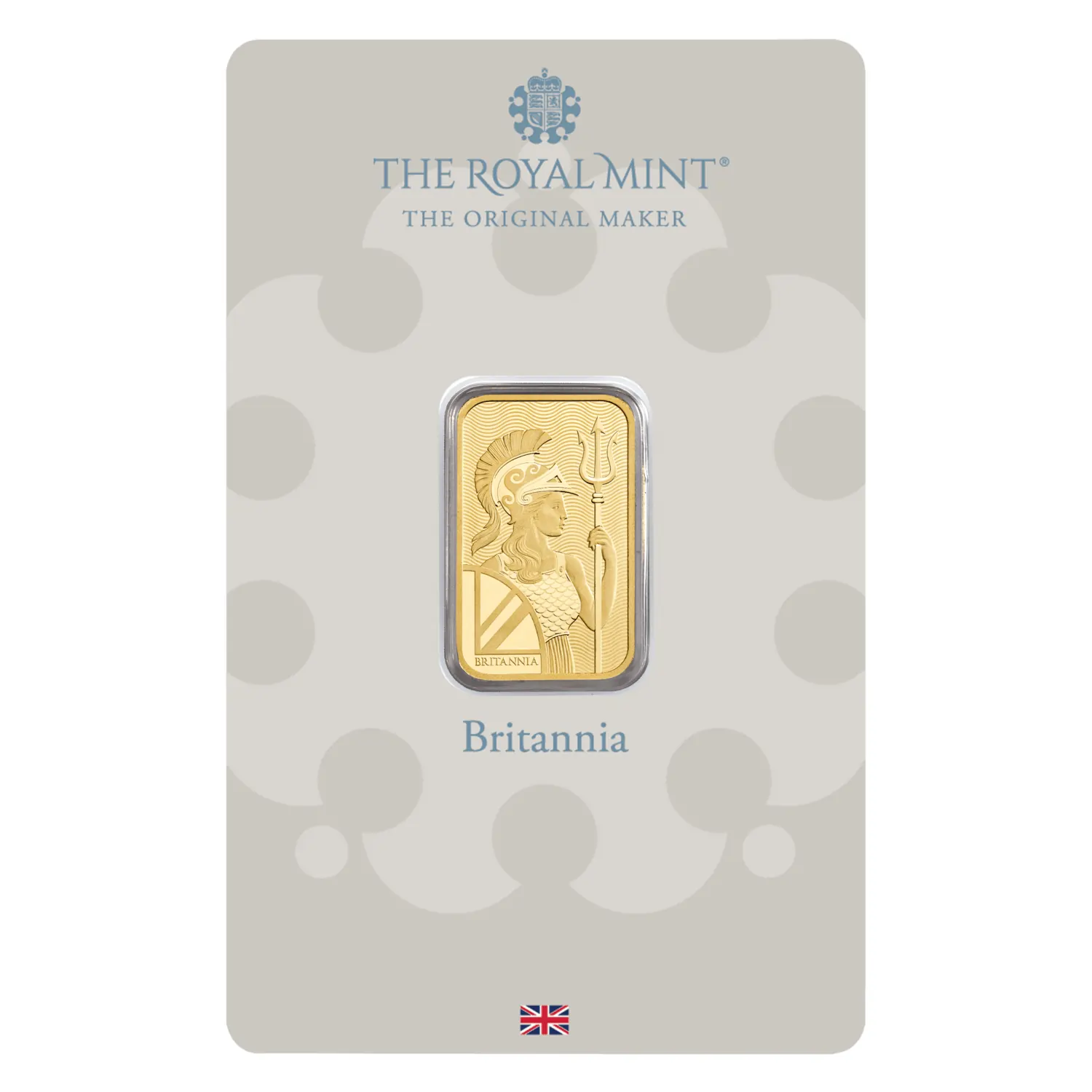 5 Gram Minted Gold Britannia Bar (Inc. Assay Card) – The Royal Mint UK