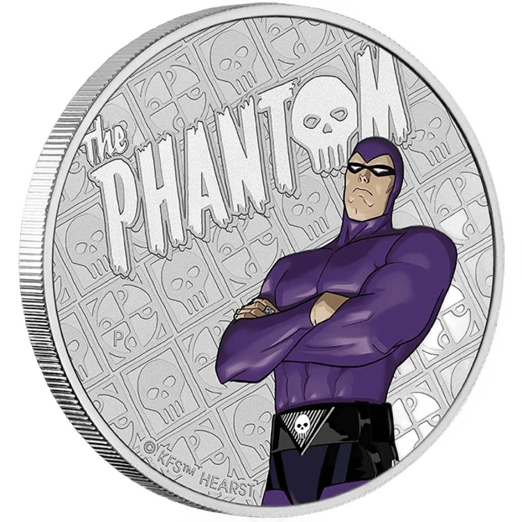 2023 1 Oz Silver Phantom Coloured Coin (Inc. Capsule) – Perth Mint