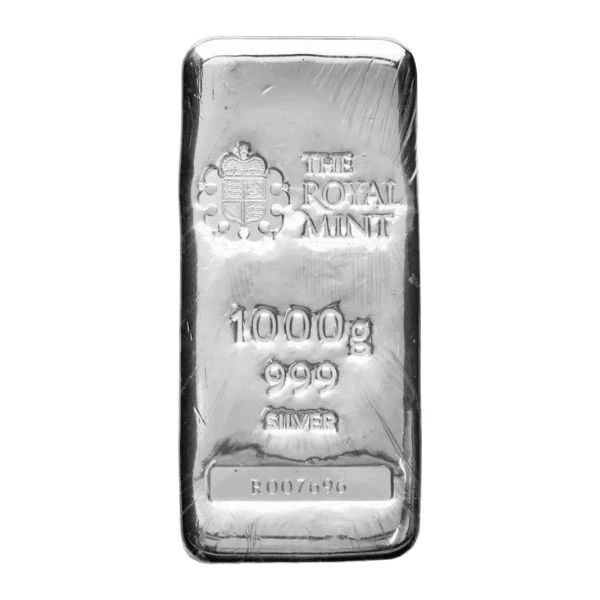 1 kilo/kg Silver Bar – The Royal Mint UK